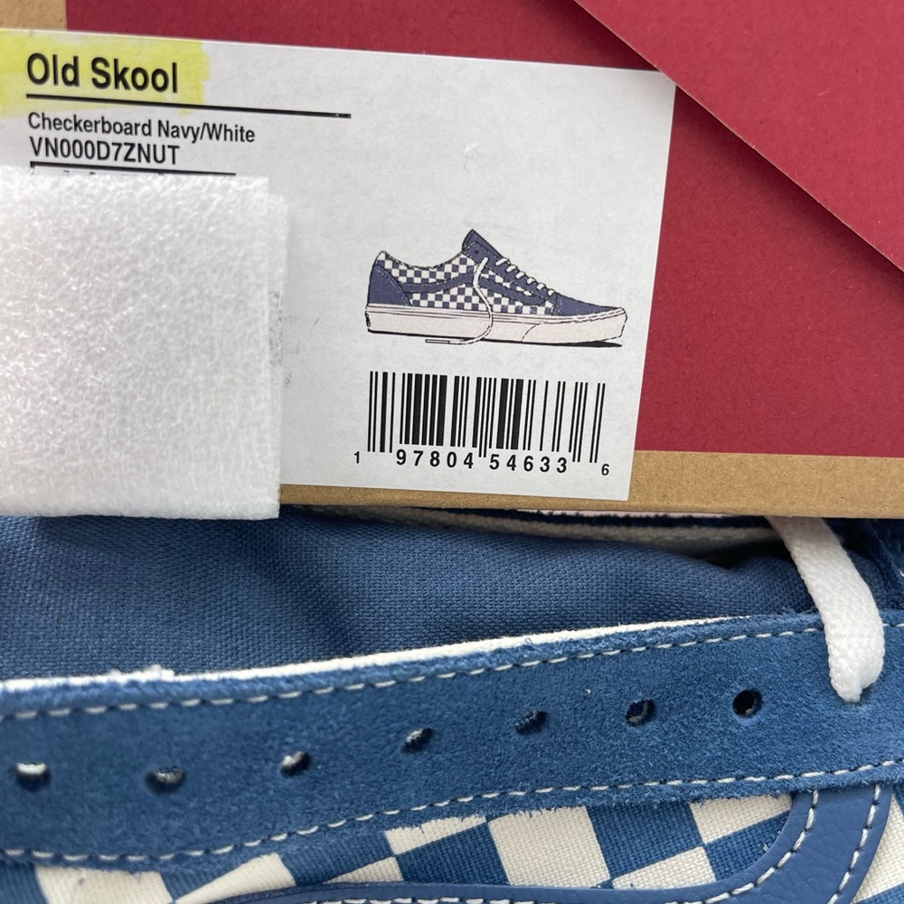 Vans WMNS Old Skool
Checkerboard Navy/White
VN000D7ZNUT Sneakers - Picture 16 of 16